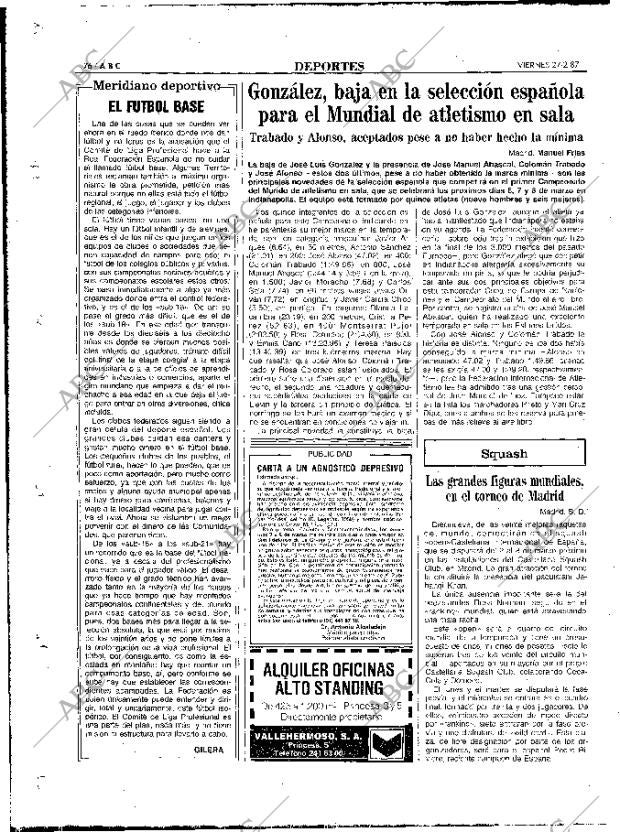 ABC MADRID 27-02-1987 página 76