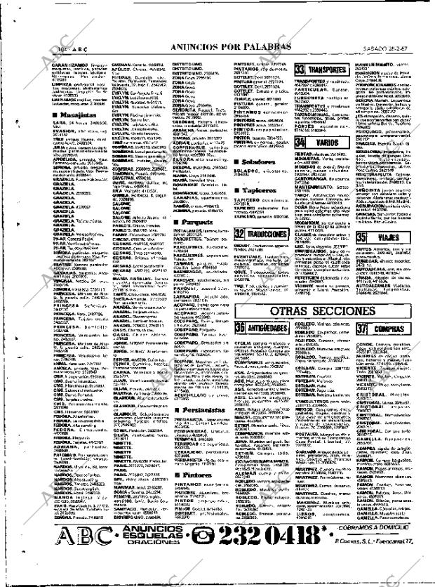 ABC MADRID 28-02-1987 página 104