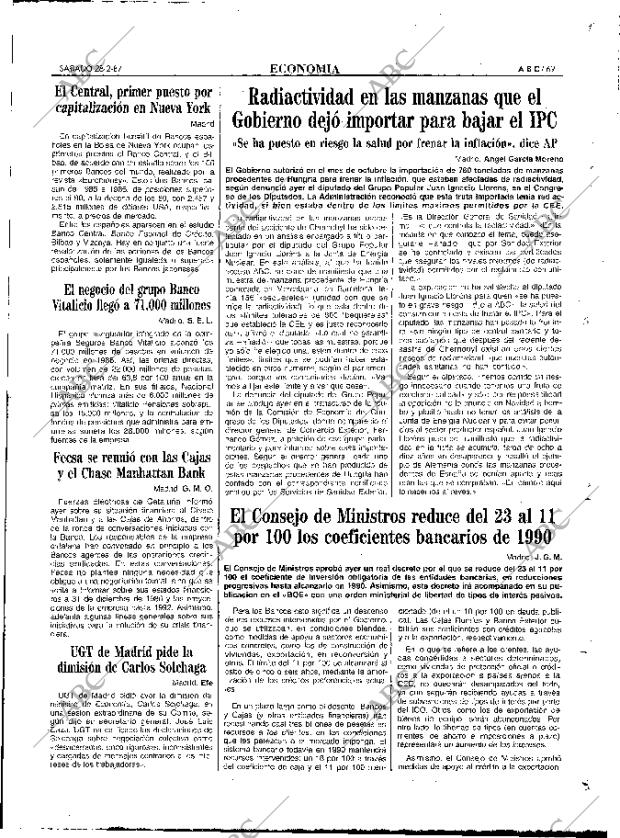 ABC MADRID 28-02-1987 página 69