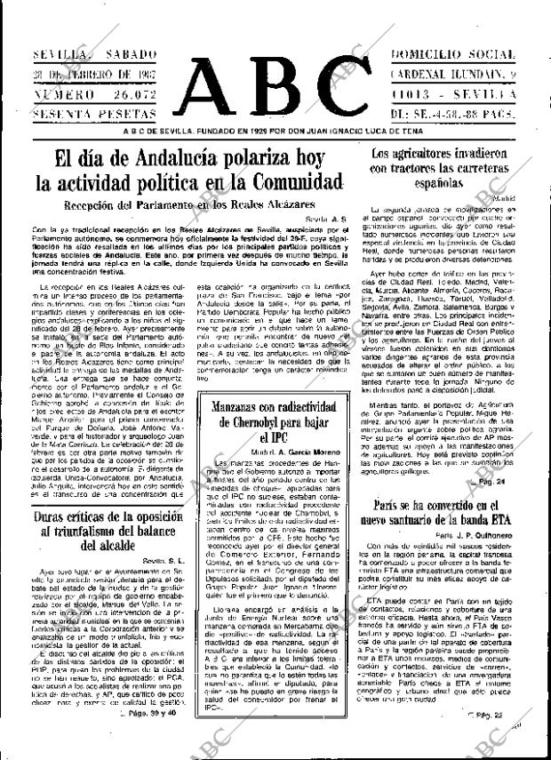 ABC SEVILLA 28-02-1987 página 17