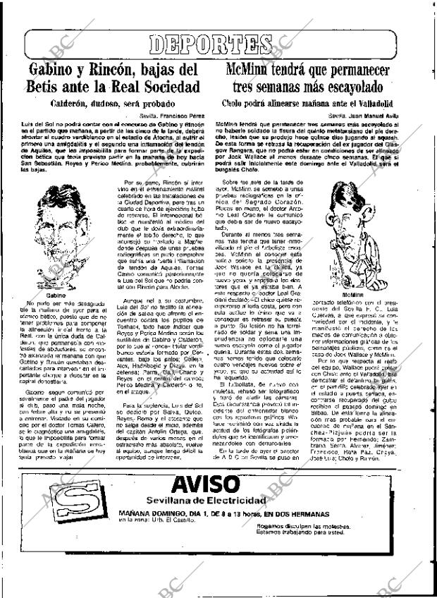 ABC SEVILLA 28-02-1987 página 59