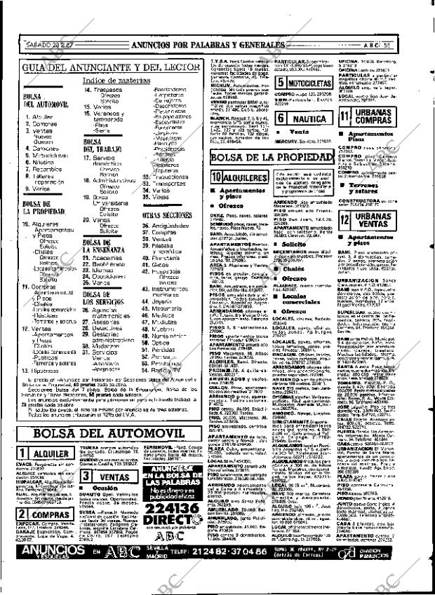 ABC SEVILLA 28-02-1987 página 67