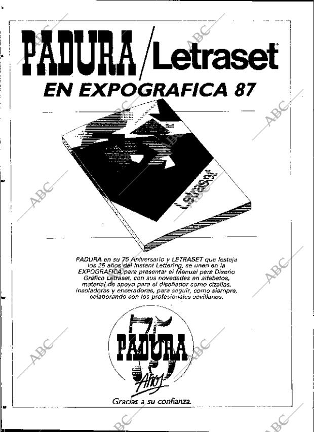 ABC SEVILLA 28-02-1987 página 82