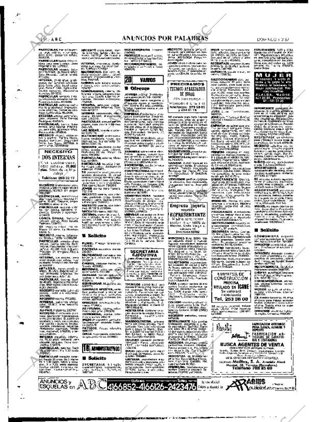 ABC MADRID 01-03-1987 página 114