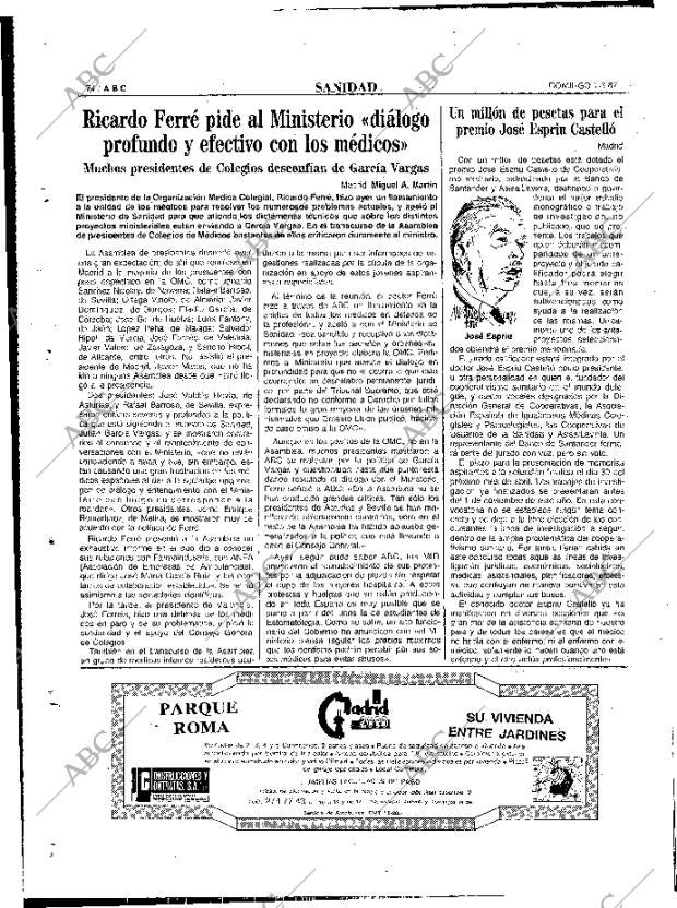 ABC MADRID 01-03-1987 página 74