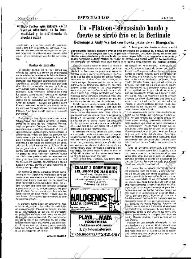 ABC MADRID 01-03-1987 página 89