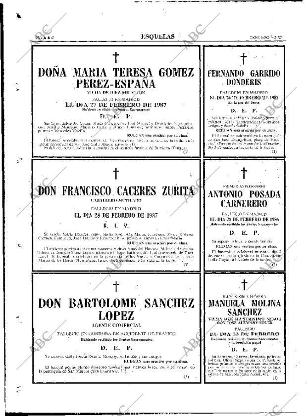 ABC MADRID 01-03-1987 página 98