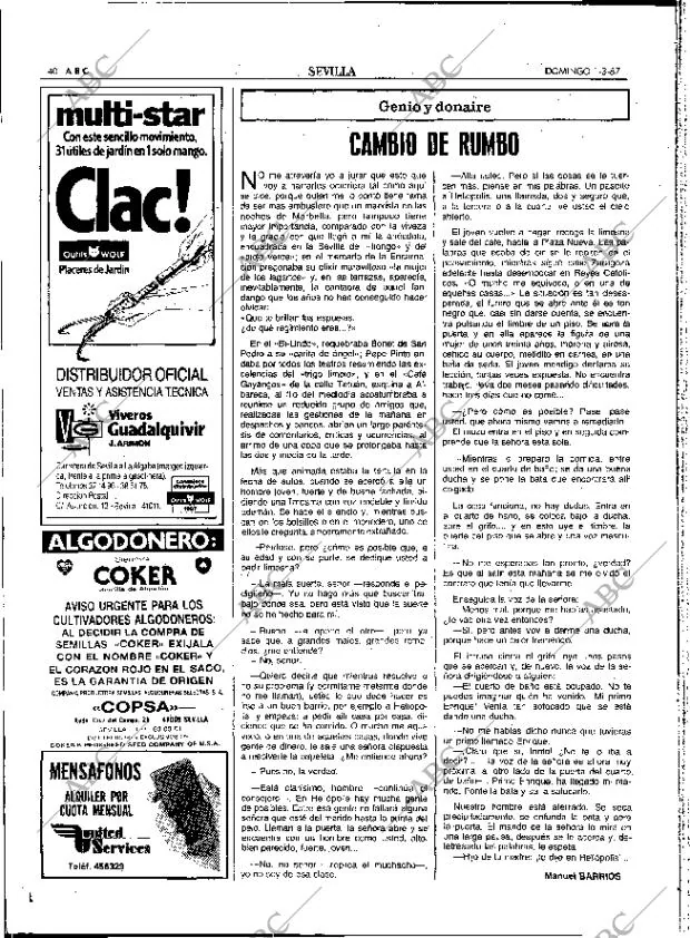 ABC SEVILLA 01-03-1987 página 40