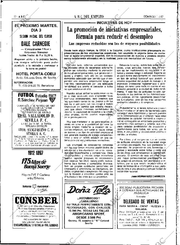 ABC SEVILLA 01-03-1987 página 52