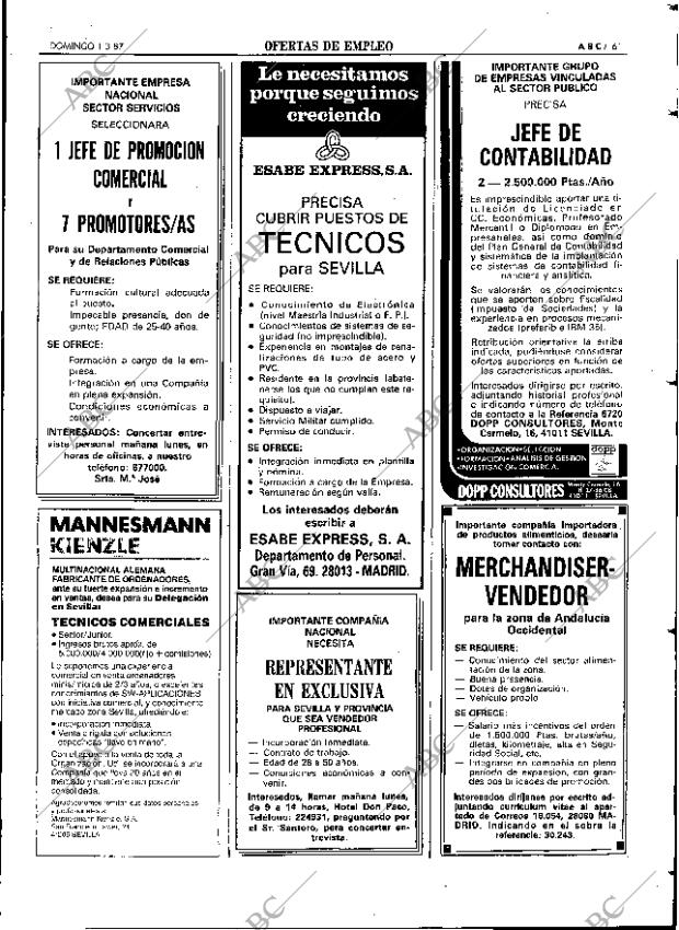 ABC SEVILLA 01-03-1987 página 61