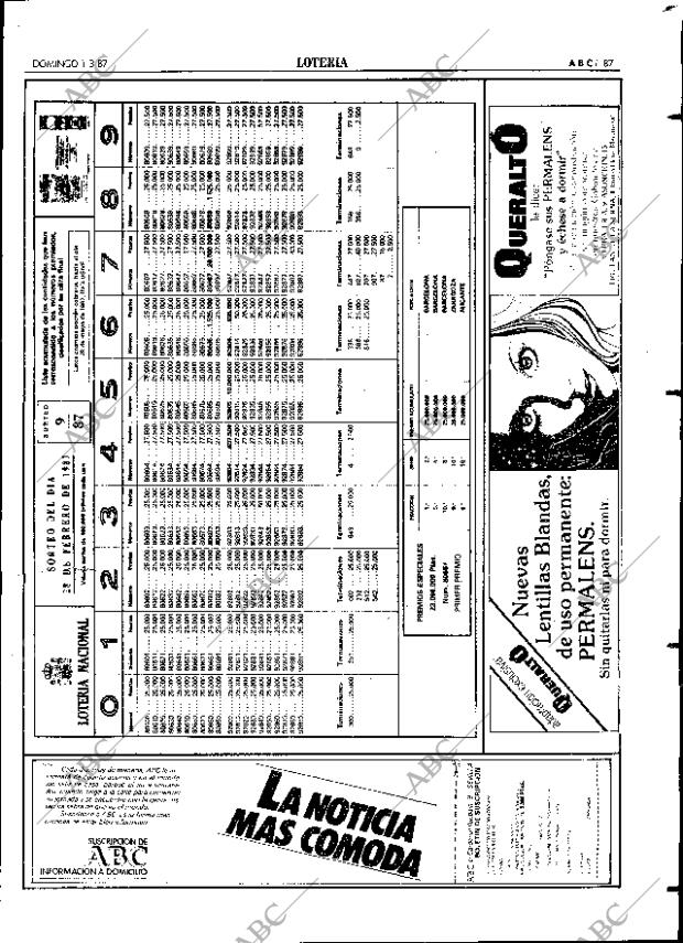 ABC SEVILLA 01-03-1987 página 87