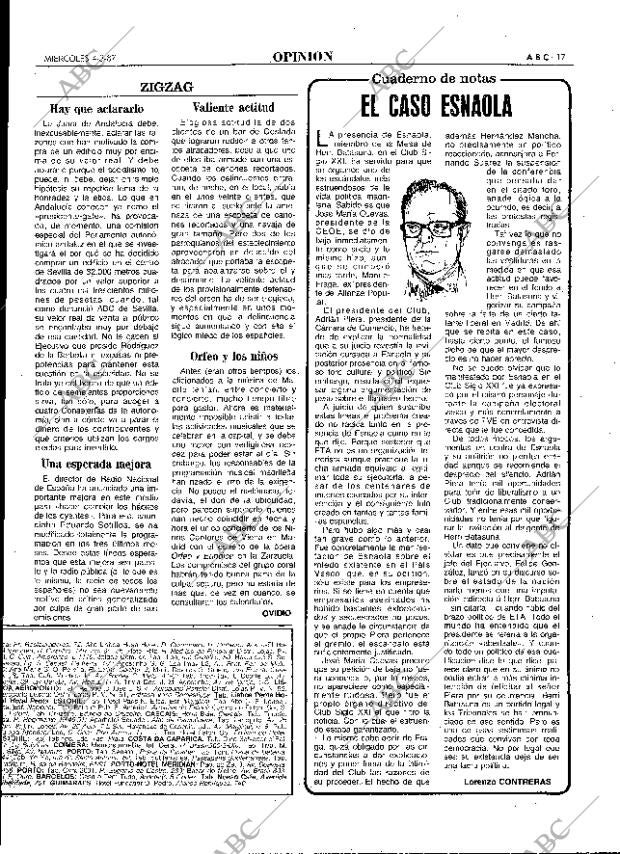 ABC MADRID 04-03-1987 página 17