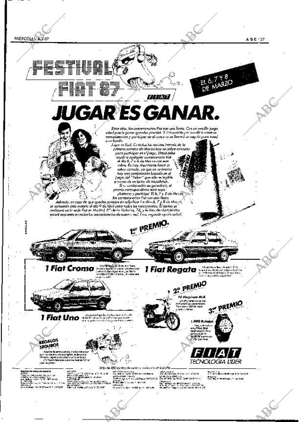ABC MADRID 04-03-1987 página 27