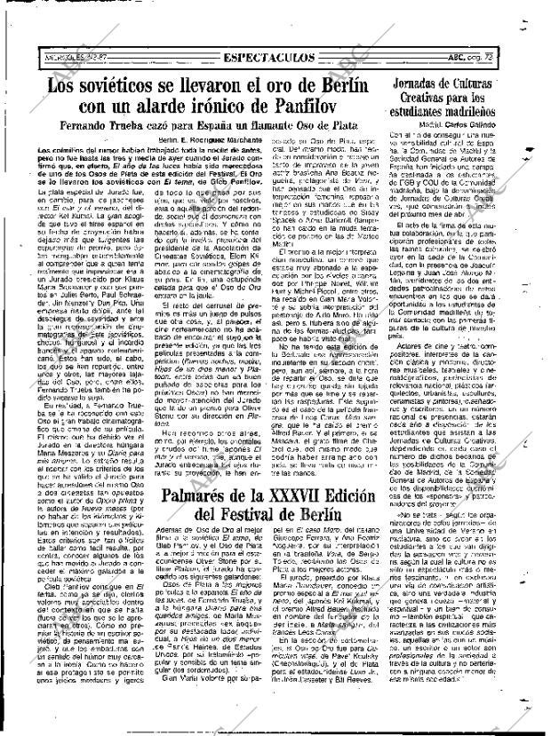 ABC MADRID 04-03-1987 página 73