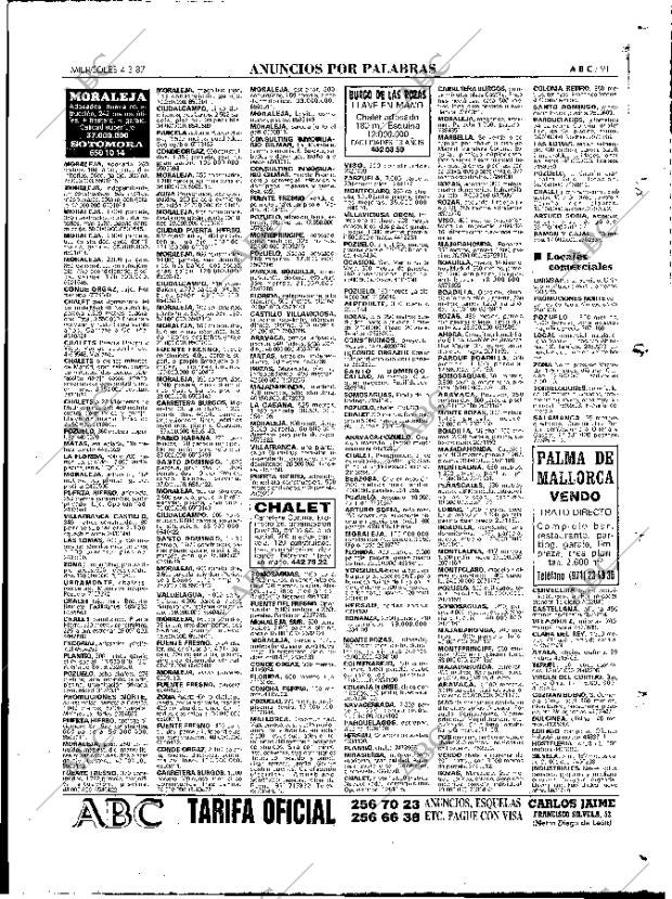 ABC MADRID 04-03-1987 página 91