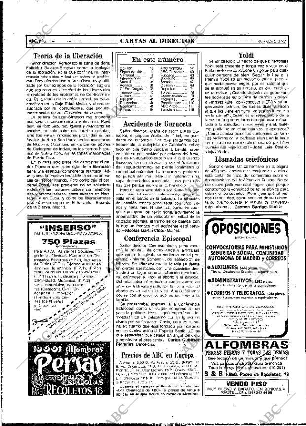 ABC MADRID 05-03-1987 página 14