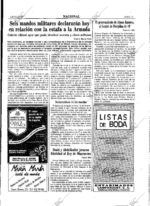 ABC MADRID 05-03-1987 página 27
