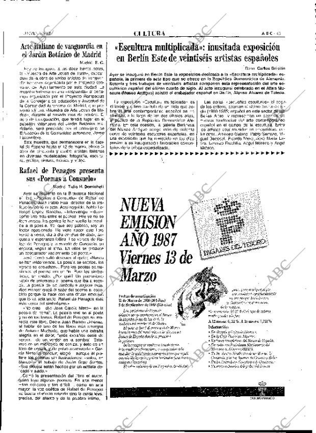 ABC MADRID 05-03-1987 página 43
