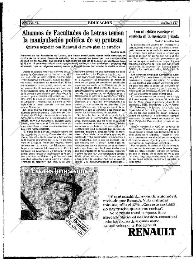 ABC MADRID 05-03-1987 página 46