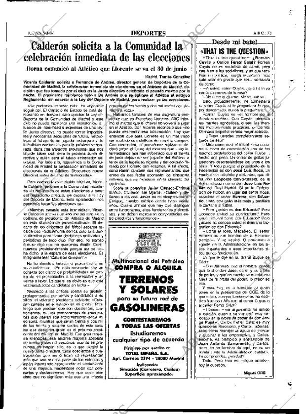 ABC MADRID 05-03-1987 página 73