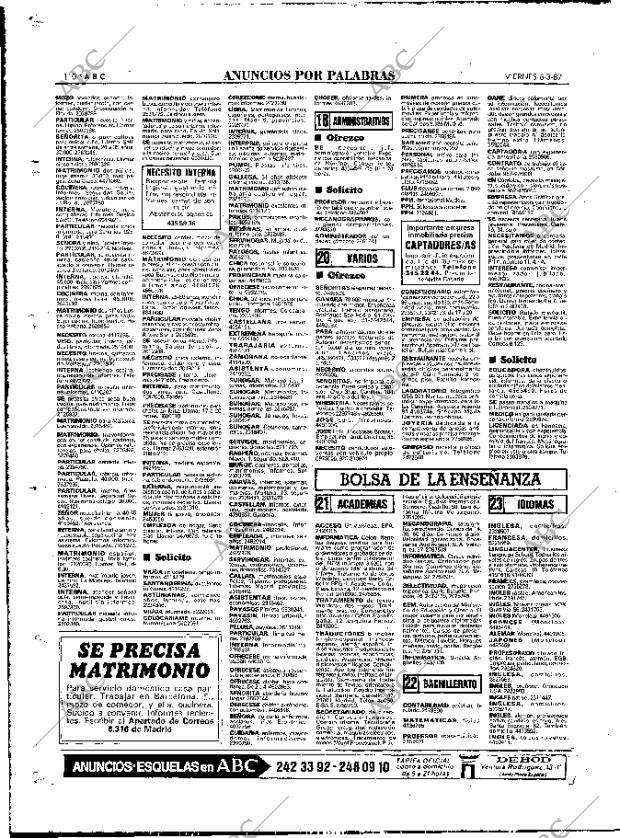 ABC MADRID 06-03-1987 página 110