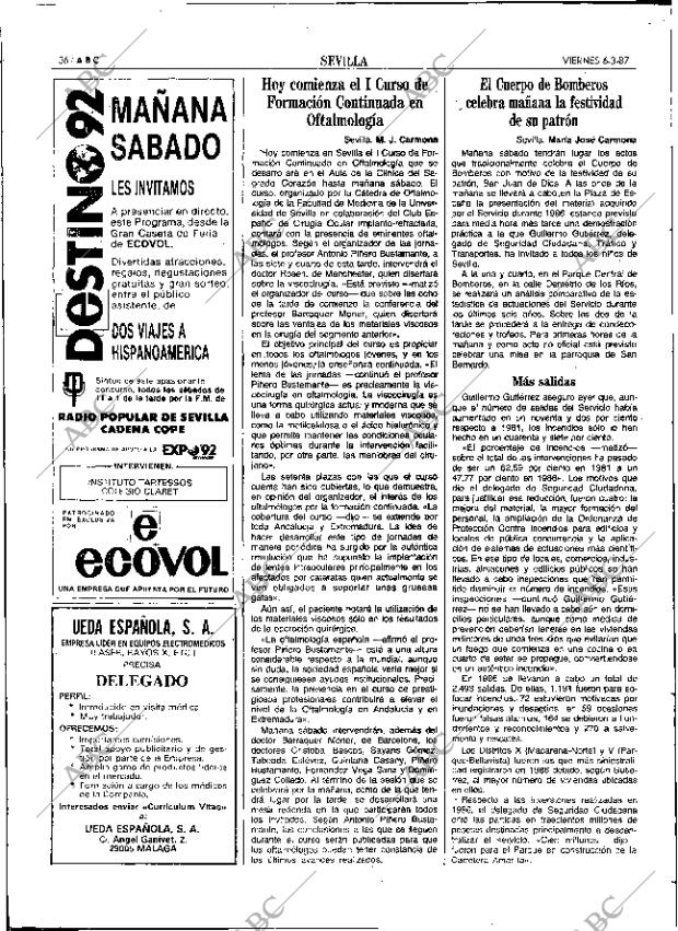 ABC SEVILLA 06-03-1987 página 36