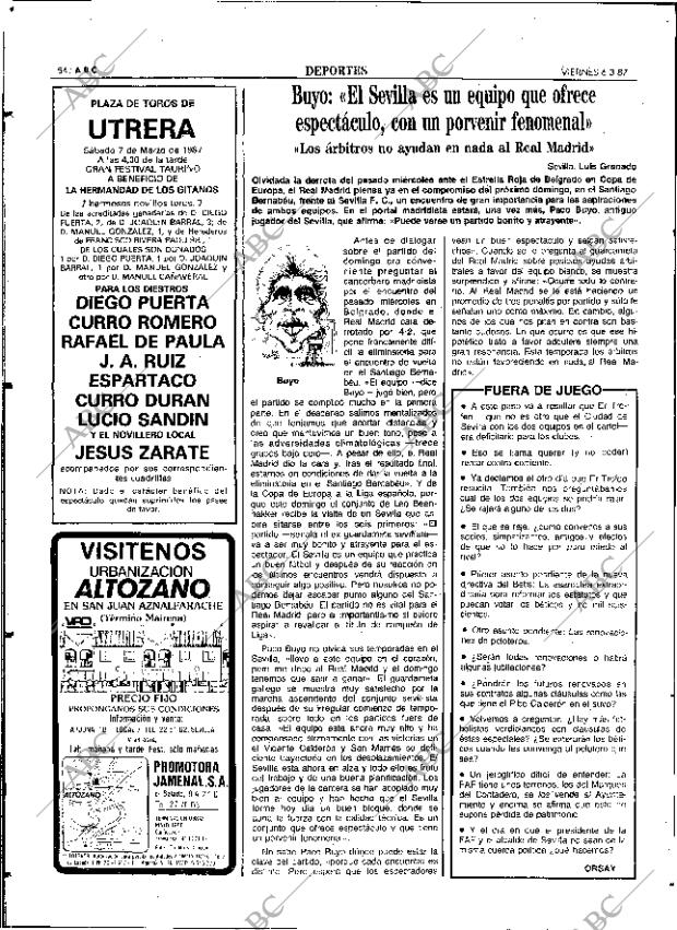 ABC SEVILLA 06-03-1987 página 54