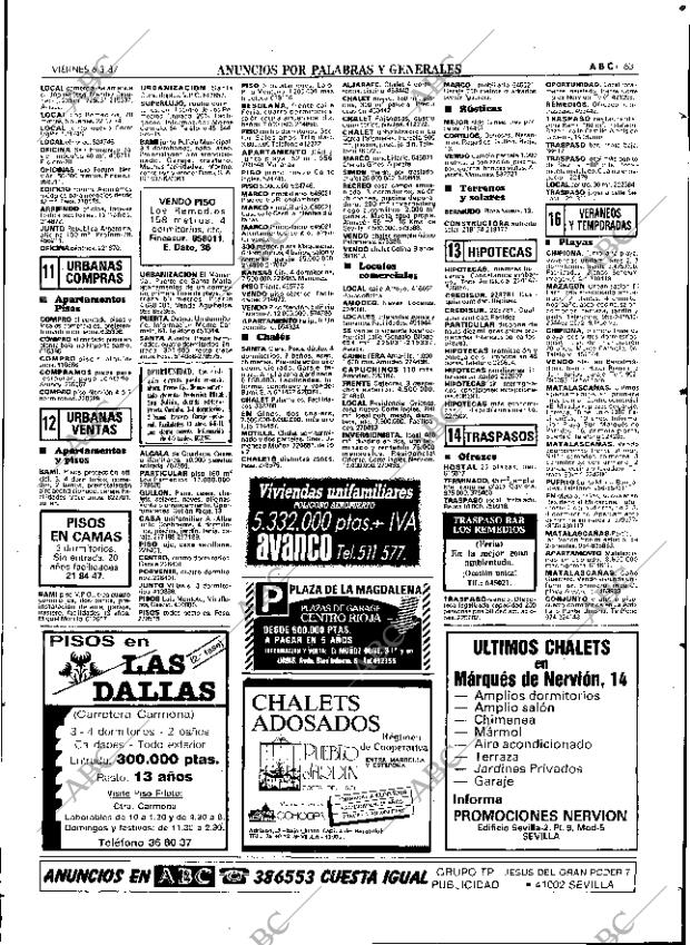 ABC SEVILLA 06-03-1987 página 63
