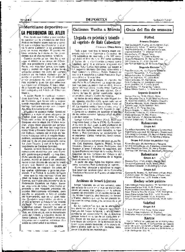 ABC MADRID 07-03-1987 página 70