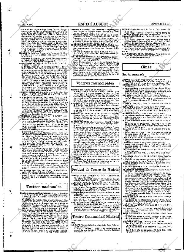 ABC MADRID 08-03-1987 página 98