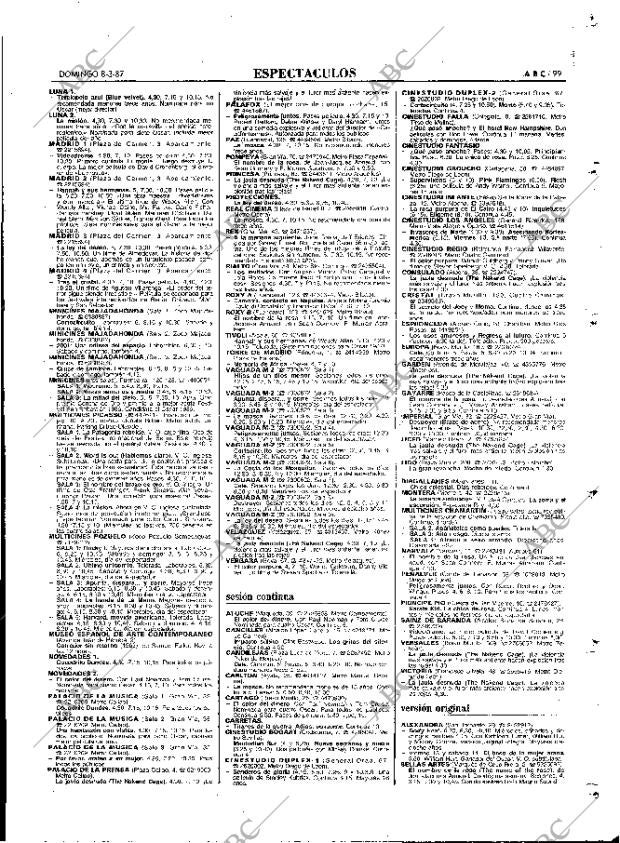 ABC MADRID 08-03-1987 página 99