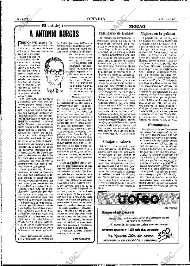 ABC MADRID 09-03-1987 página 12