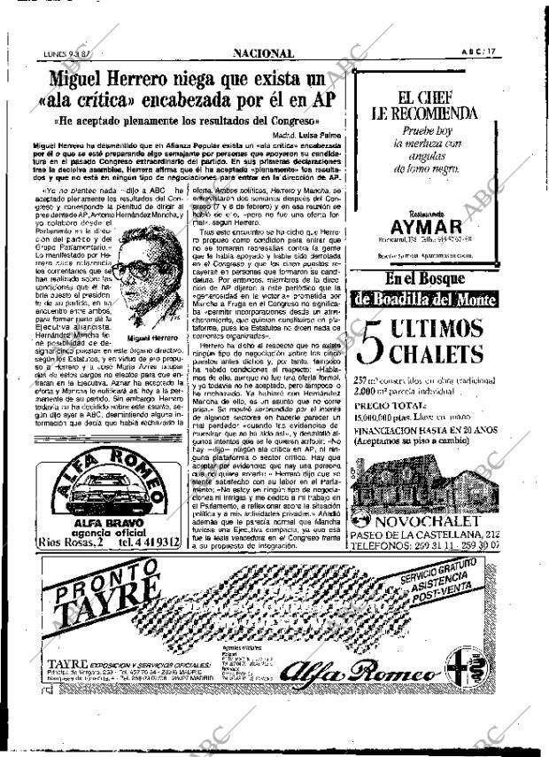 ABC MADRID 09-03-1987 página 17