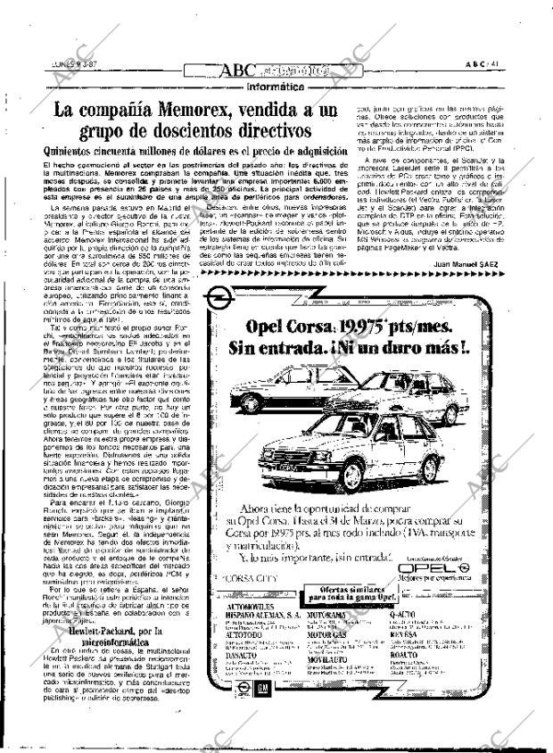 ABC MADRID 09-03-1987 página 41