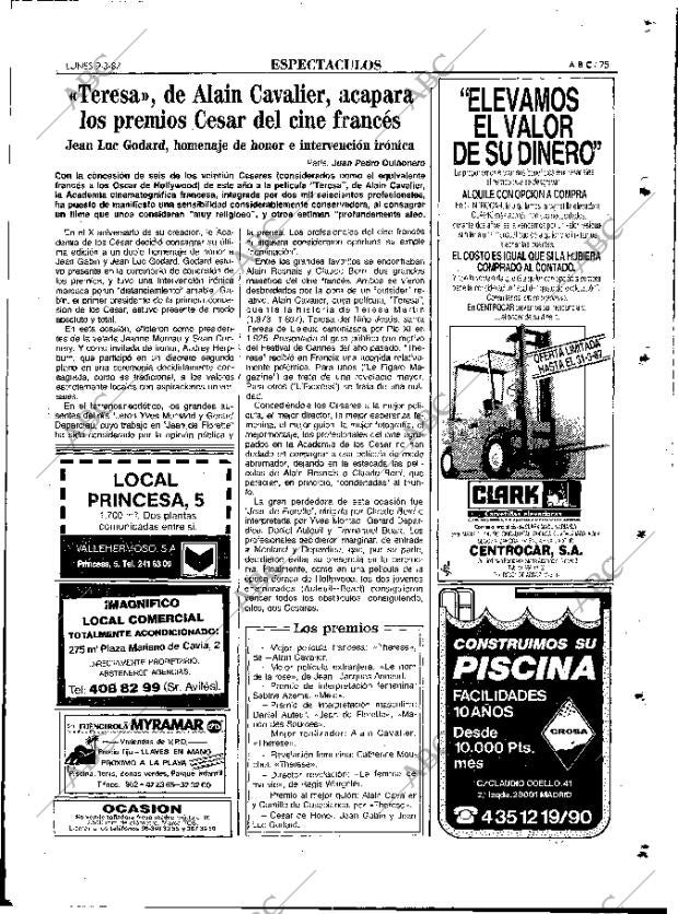 ABC MADRID 09-03-1987 página 75