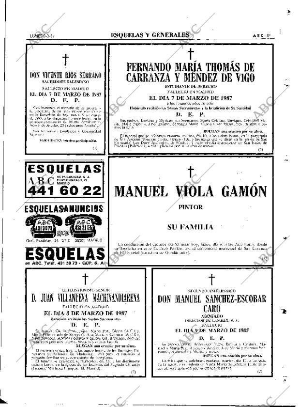 ABC MADRID 09-03-1987 página 81
