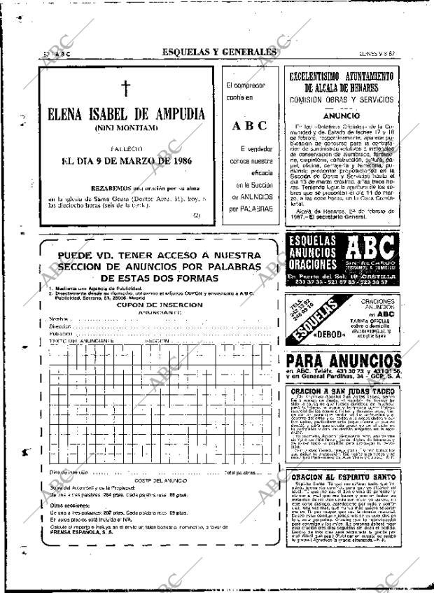 ABC MADRID 09-03-1987 página 82