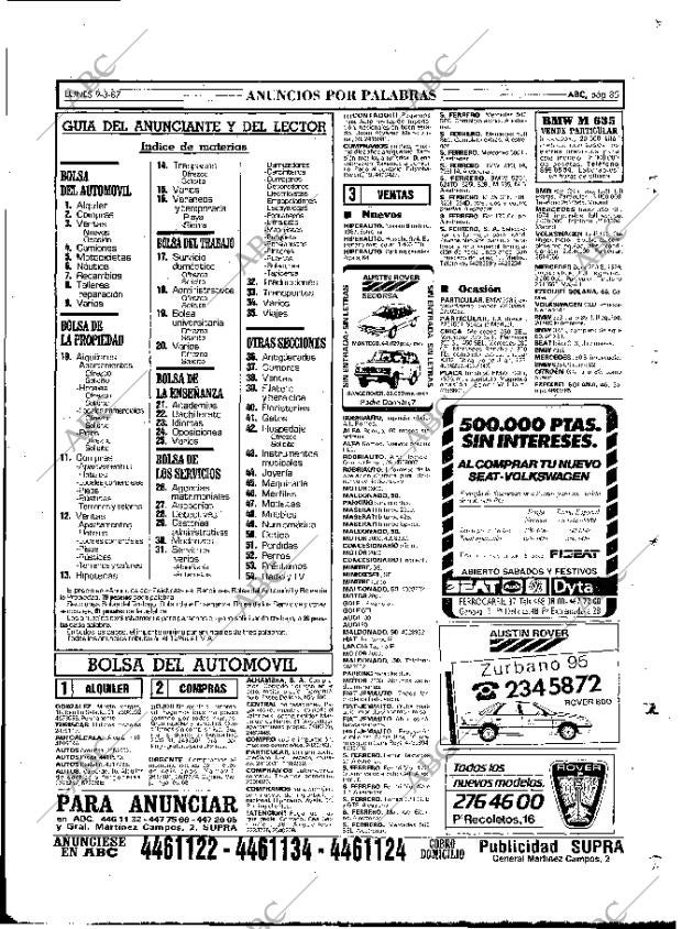 ABC MADRID 09-03-1987 página 85