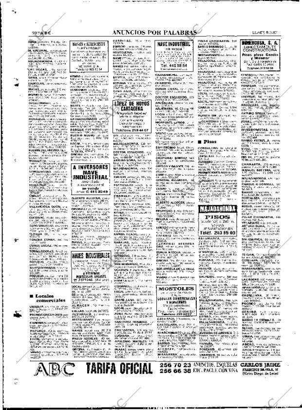 ABC MADRID 09-03-1987 página 90