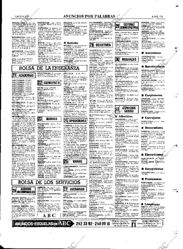 ABC MADRID 09-03-1987 página 93