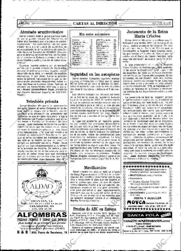 ABC MADRID 10-03-1987 página 14