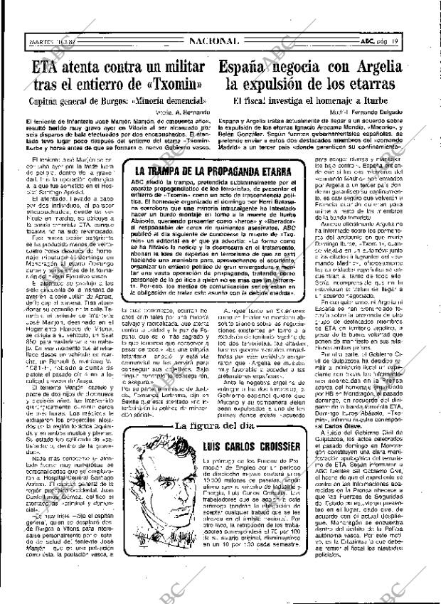 ABC MADRID 10-03-1987 página 19