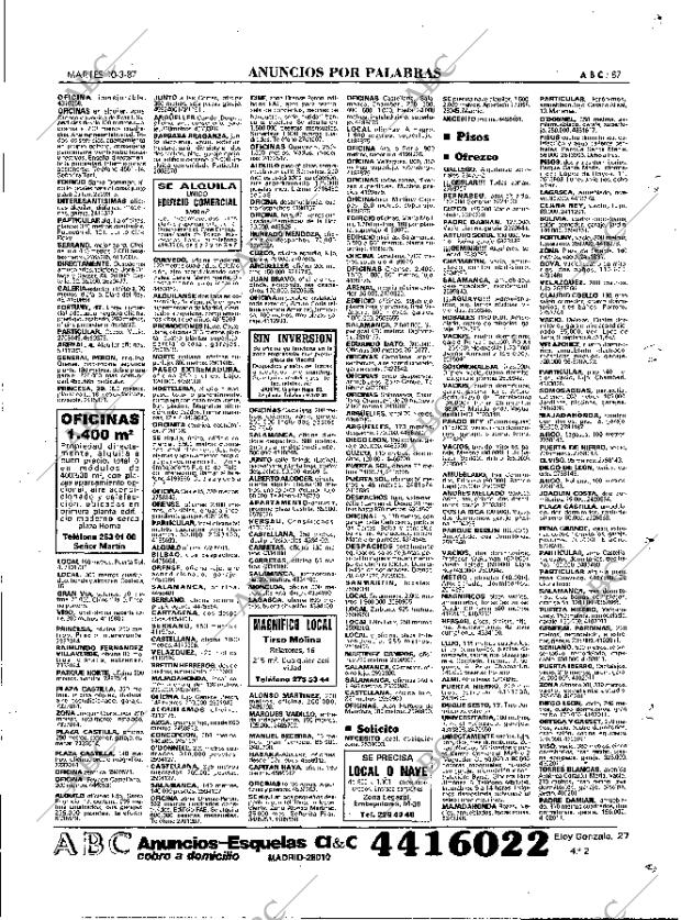 ABC MADRID 10-03-1987 página 87