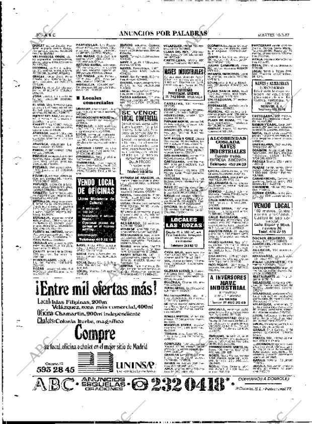 ABC MADRID 10-03-1987 página 90