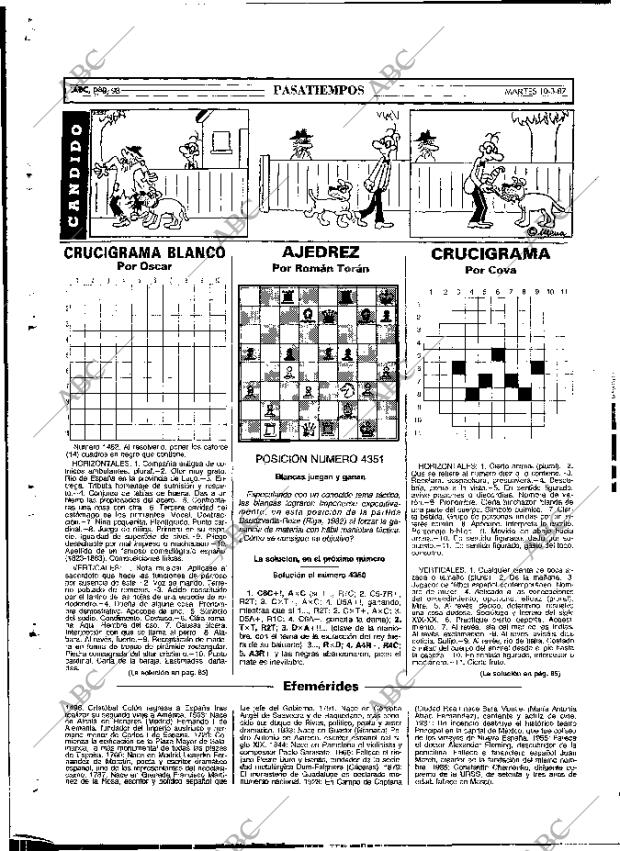 ABC MADRID 10-03-1987 página 98