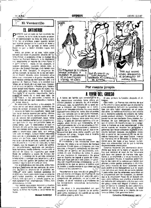 ABC SEVILLA 12-03-1987 página 14