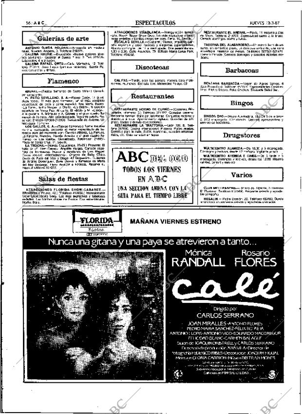 ABC SEVILLA 12-03-1987 página 56