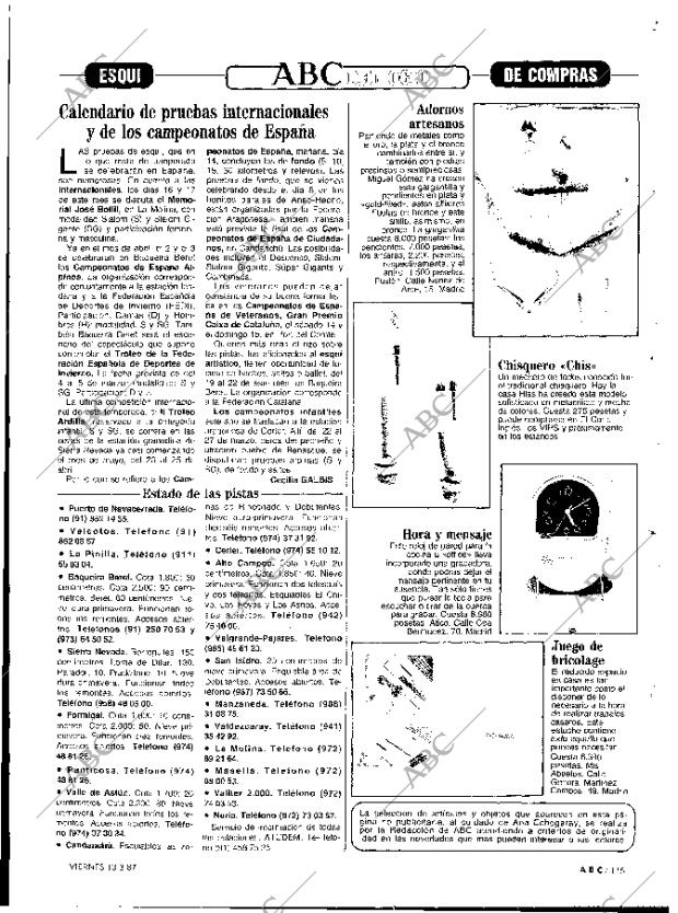 ABC MADRID 13-03-1987 página 115