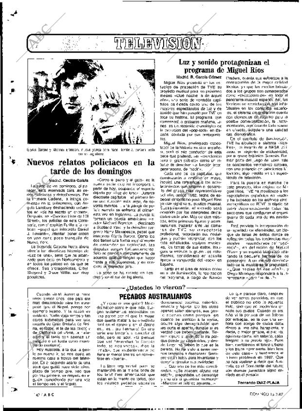 ABC MADRID 15-03-1987 página 142