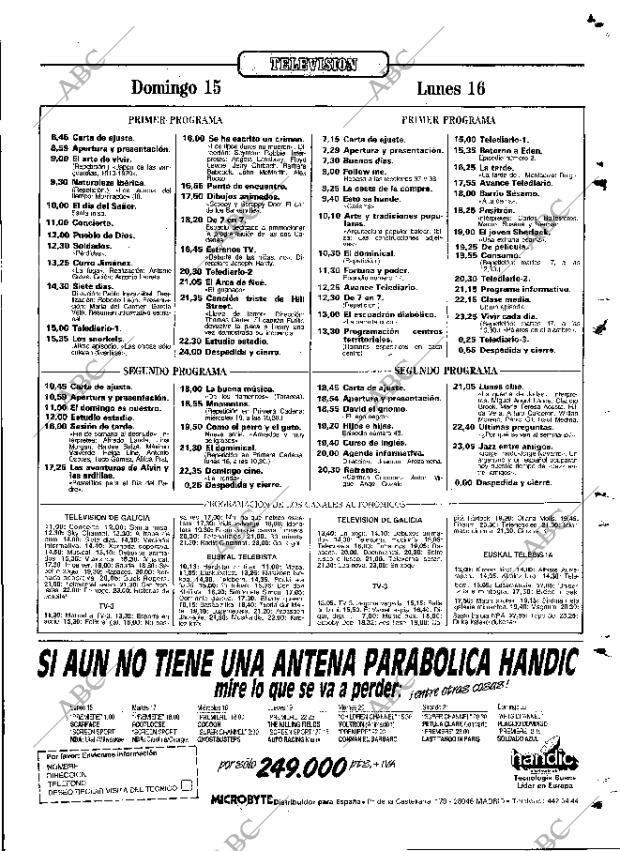 ABC MADRID 15-03-1987 página 143
